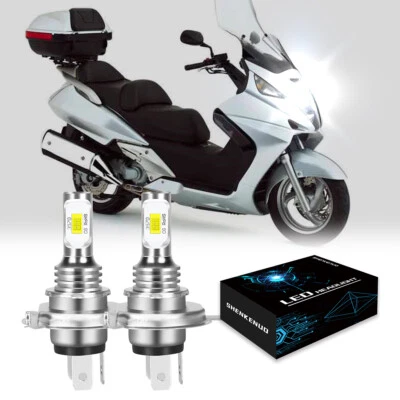 Para Honda Silver Wing 600 FSC600 2002-2013 2X H7 LED Faros Bombillas Blanco Foto 1 de 4