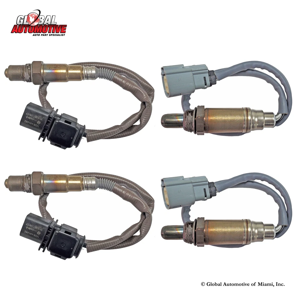 Juego de 4 sensores de oxígeno O2 Bosch nuevos para camioneta Ford F150 2011-2014 V8 5,0 L 6,2 L Foto 1 de 4