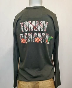 Tommy Bahama Hemd Herren Large Extra Large 2XL Schwarz Langarm Hibiskus Strand - Bild 1 von 8