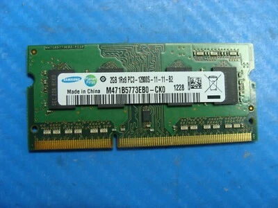 Dell Inspiron 14" 14R 5421 SO-DIMM RAM Memory 2GB PC3-12800S M471B5773EB0-CK0 - Image 1 of 2