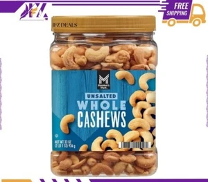 Member's Mark Roasted Whole Cashews Unsalted (34 oz.) Great Price - Picture 1 of 6