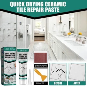 Marmor Badewanne Klebe risse Mit Schaber Fliesen-Reparatur paste Keramik kleber - Bild 1 von 10