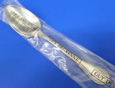 Guy Degrenne EMPIRE Glossy Outline 18/10 Stainless FRANCE Flatware TEASPOON New! - Photo 1/4