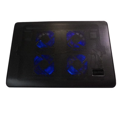 Notebook Kühler L112A Laptop Cooling Pad Slim 4 x Lüfter USB blaue LED 10"-15" - Bild 1 von 2
