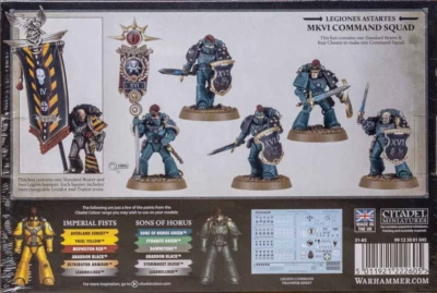 Horus Heresy Warhammer 30k Legions Astartes MKVI Command Squad - Image 1 of 2