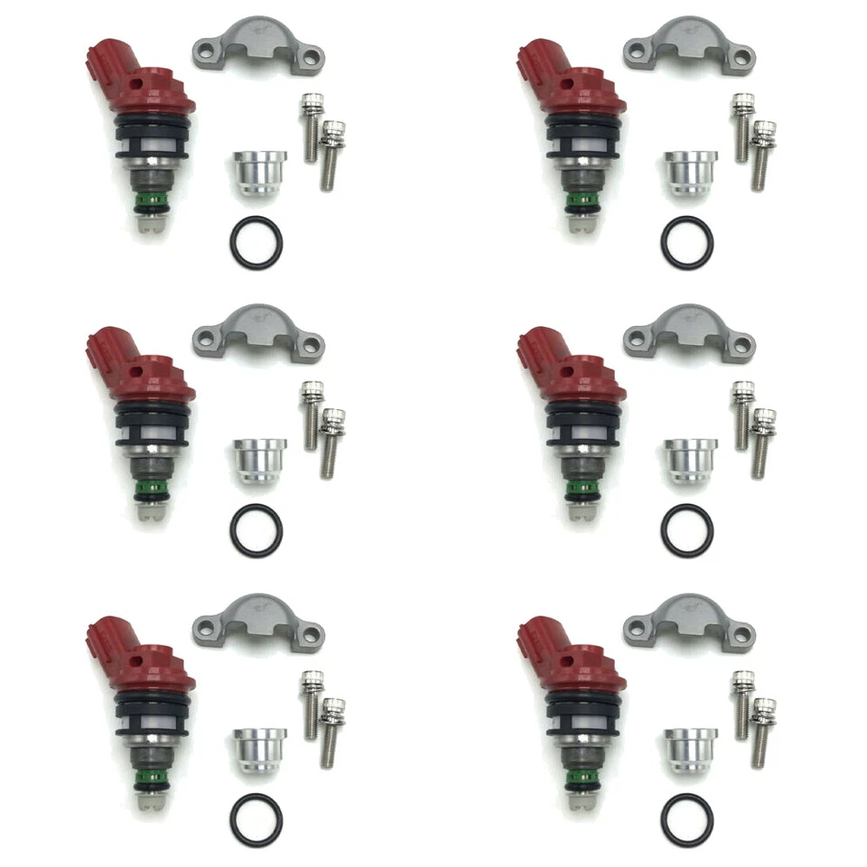Set of 6 Fuel Injector for 1990-1994 Nissan 300ZX 3.0L V6 z32 270cc Flow Matched - Изображение 1 из 4