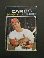 1971 Topps #185 Julian Javier St. Louis Cardinals 
