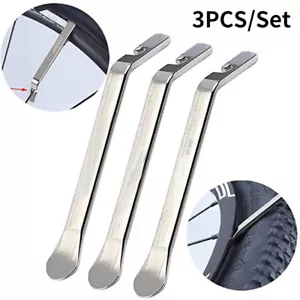 3PCS Bicycle Tire Levers Stainless Steel Bike Tyre Wheel Remover Repair Tools US - Picture 1 of 13