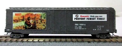 Z Scale Micro-Trains MTL 50700320 SBX Smokey Bear Fire Prevention Box Car #1959A - Image 1 of 4