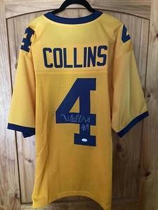 Nico Collins signed Michigan Wolverines custom jersey JSA COA Texans - Picture 1 of 2