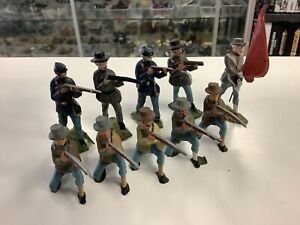 54mm 1/32 Homecast American Civil War Painted Toy Soldiers.