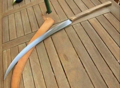 Beautiful Custom Handmade D2 Tool Steel 32.0 in Sword with sheath - Image 1 of 2