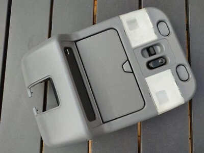 1997-2003 INFINITI QX4 GRAPHITE OVERHEAD CONSOLE DISPLAY MAP LIGHTS STORAGE OEM - Image 1 of 4