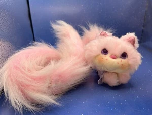 Peluche suave peludo raro Kenner Furrever Friends cola rubor gatito gato años 80 de colección - Imagen 1 de 24