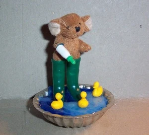 Miniatur Teddybär - Künstlerteddy - Mäuseteddy "Entenfreund" super Zustand  - Picture 1 of 1