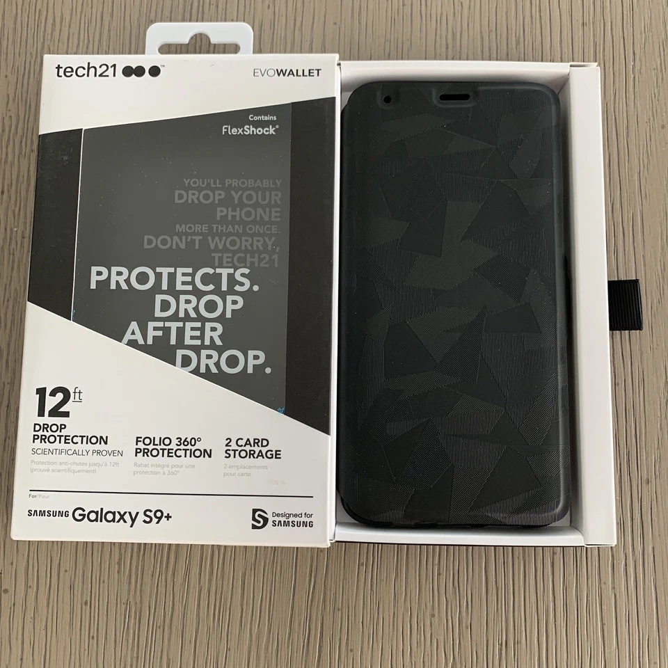 Tech21 Genuine Evo Tactical  Case For Samsung Galaxy S9+ Plus Black - Image 1 of 4