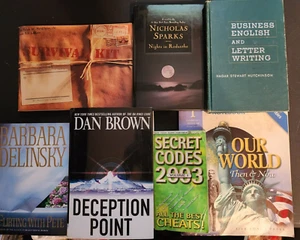 [Lot of 7] Mixed Genre Books - Educational, Fiction, Gaming, English, Sparks - Picture 1 of 2