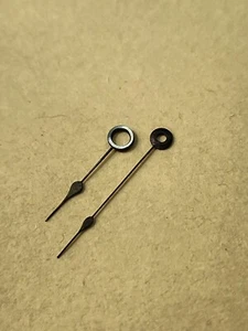 Vintage NOS 18s American Pocket Watch Black/Gray Spade Hr/Min Hands 240/135 - Bild 1 von 11