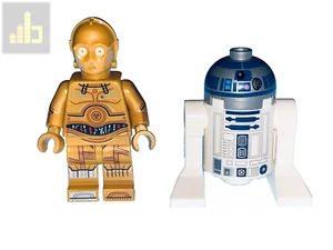 LEGO STAR WARS - C-3PO AND R2-D2 DETAILED PRINT (2022) - SPLIT FROM 75339 - NEW - Picture 1 of 5