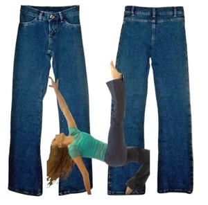 Menge 10 Blue Jeans Kind M 8/10 Tanz Kostüm Boot Cut 22"x26" Ausverkauf Neu - Bild 1 von 8