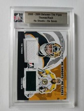 In The Game 2008-09 Between The Pipes Tim Thomas Tuukka Rask 6/20 HSHS-15 SP GUJ