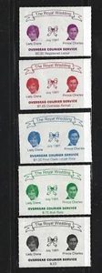 Canada 1981 Strike  Overseas Courier Private Service Royal Wedding MNH Set  - Picture 1 of 1