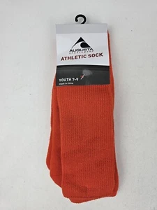 Knee High Long Athletic Sports Socks Football, Soccer, Baseball YOUTH 7-9 ORANGE - Picture 1 of 4