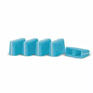 Reloop Fader Cap Set BLUE KIT 5 CAPPUCCI PER FADER blu mixer controller NEW - Imagen 1 de 2