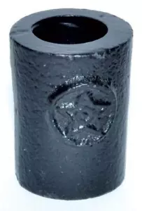 Pentagram 1.25 Inch Tall Black Cast Iron Chime Candle Holder! - Picture 1 of 3