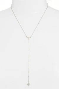 Rebecca Minkoff 124517 Acorn Crystal Y-Necklace - Picture 1 of 1