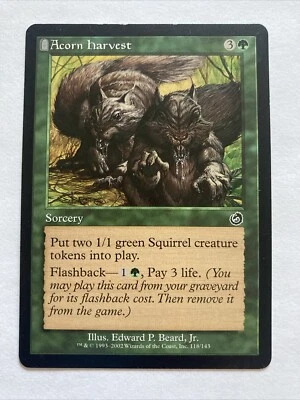 Acorn Harvest - MTG - Torment 118/143 MP Magic the Gathering - Image 1 of 3