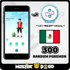 ✅ MÉDAILLE PLATINE - Pokémon GO | MÉDAILLES Pilotes 🏅 · MEXIQUE