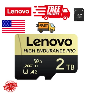 Lenovo 2TB Memory Card For Nintendo Switch 1TB V60 4K Micro TF SD Card - Photo 1 sur 27