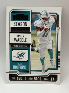 2023 Panini Contenders - Season Ticket Jaylen Waddle #63 - Picture 1 of 2