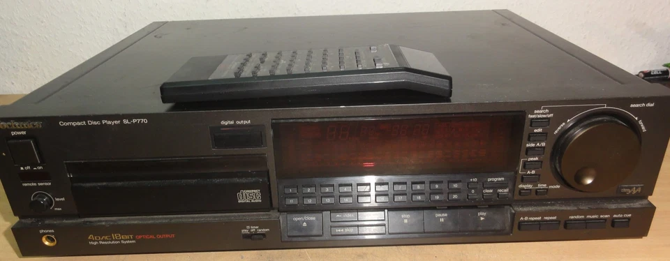 Technics SL-P770 CD-Spieler CD-Player mit Fernbedienung - Bild 1 von 4