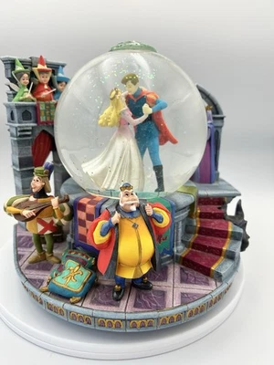 Disney La Bella Durmiente 40 Aniversario Musical Iluminar Globo de Nieve LEER Foto 1 de 4