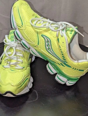 SAUCONY Shoes Women's 9.5 Neon Yellow Grid Propel Plus 2 Running Lace Up - Image 1 of 4