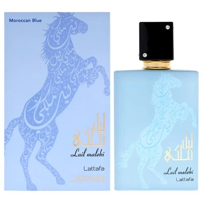 Lail Maleki - Azul Marroquino por Lattafa para Unissex - 3,4 oz Eau De Parfum Spray - Imagem 1 de 4