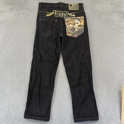Vintage Lot 29 Jeans Men’s 34x34 Black Wide Leg Looney Tunes Baggy Denim Skate - Image 1 of 4