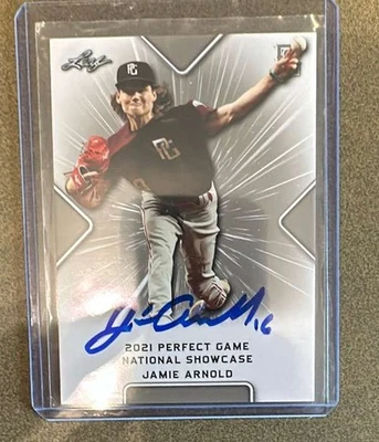 2021 Leaf Perfect Game National Showcase #209 Jamie Arnold - Image 1 of 2