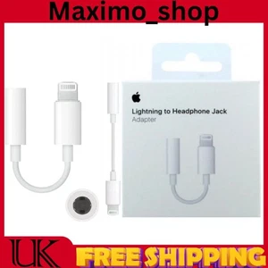 For iPhone to 3.5mm Audio Adapter Headphone Jack Aux For iPhone14 13 12 11 X 8 7 - Picture 1 of 23