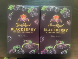 2-BLACKBERRY CROWN ROYAL LIMITED EDITION TASCHE, 750ml leere FLASCHE, BOX - Bild 1 von 3