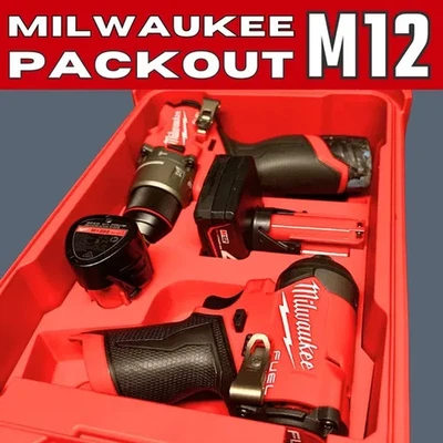 Milwaukee Packout Insert for M12 Hammer Drill and Impact Combo (Insert Only) - Image 1 of 4