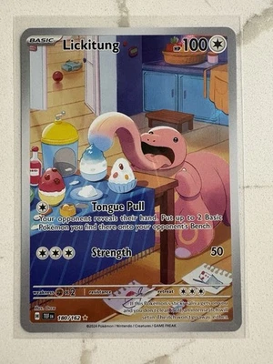 Lickitung 180/162 Sv05: Temporal Forces Holo Illustration Rare Pokemon TCG  NM - Image 1 of 4