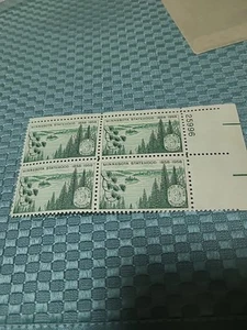 Cuatro estampillas de 3 centavos de Minnesota - Imagen 1 de 4