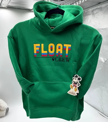 Disney Niños Verde Sudaderas con Capucha Flotador Crew Pato Donal Sudadera Pullover Talla Pequeña Foto 1 de 4