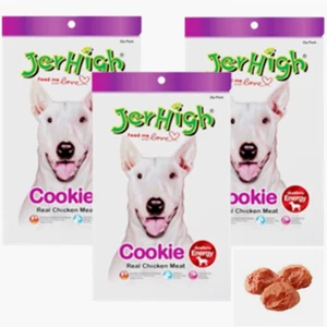 3x Jerhigh Palo para Perros Comida para Mascotas Proteína Snack Sabor Galleta Pollo Real Mascota 60g - Imagen 1 de 6