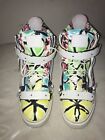 Men Giuseppe zanotti homme floral double bangle sneakers size 45 made in italy