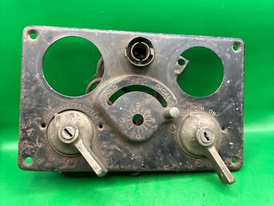 老式古董点火钥匙灯开关仪表板 Hupmobile Studebaker Reo — 第 1/4 张图片