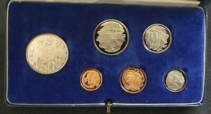 Australia 1966 Proof 6 Coin Set - Original Packaging with Dark Blue Case - Bild 1 von 3